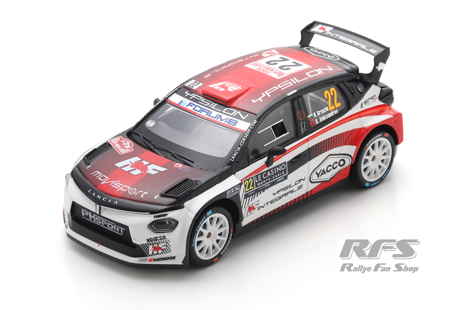 Lancia Ypsilon Rally2 HF - Rallye Monte Carlo 2026