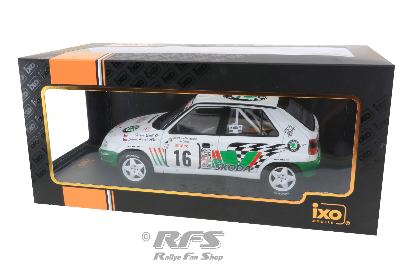 SKODA FELICIA KIT CAR Tour De Corse 1995 - IXO 1/43 Échelle - Modèle Neuf Boîte Fermée