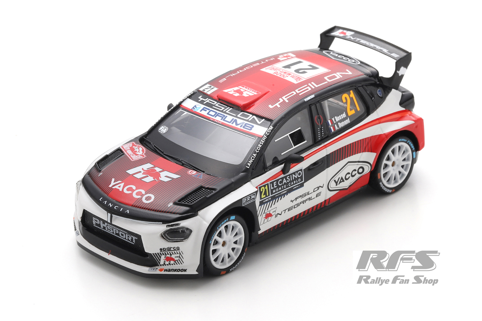 Lancia Ypsilon Rally2 HF - Rallye Monte Carlo 2026