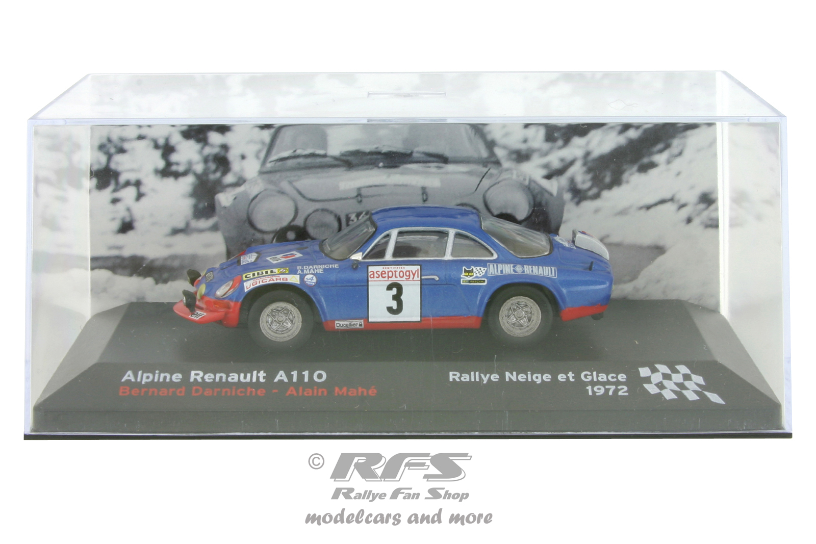 Alpine Renault A110 1800 - Rally Neige et Glace 1972