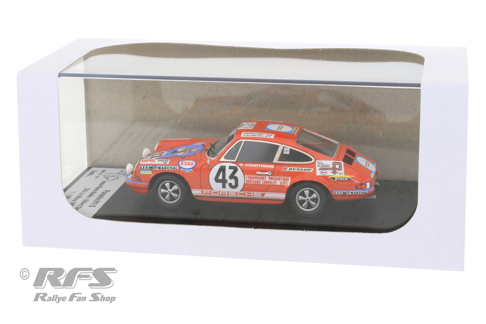 Modellino Porsche 911 24h Le Mans 1971 #48 – Ilotte/Hanrioud – Spark/Trofeu 1/43 – Nuovo