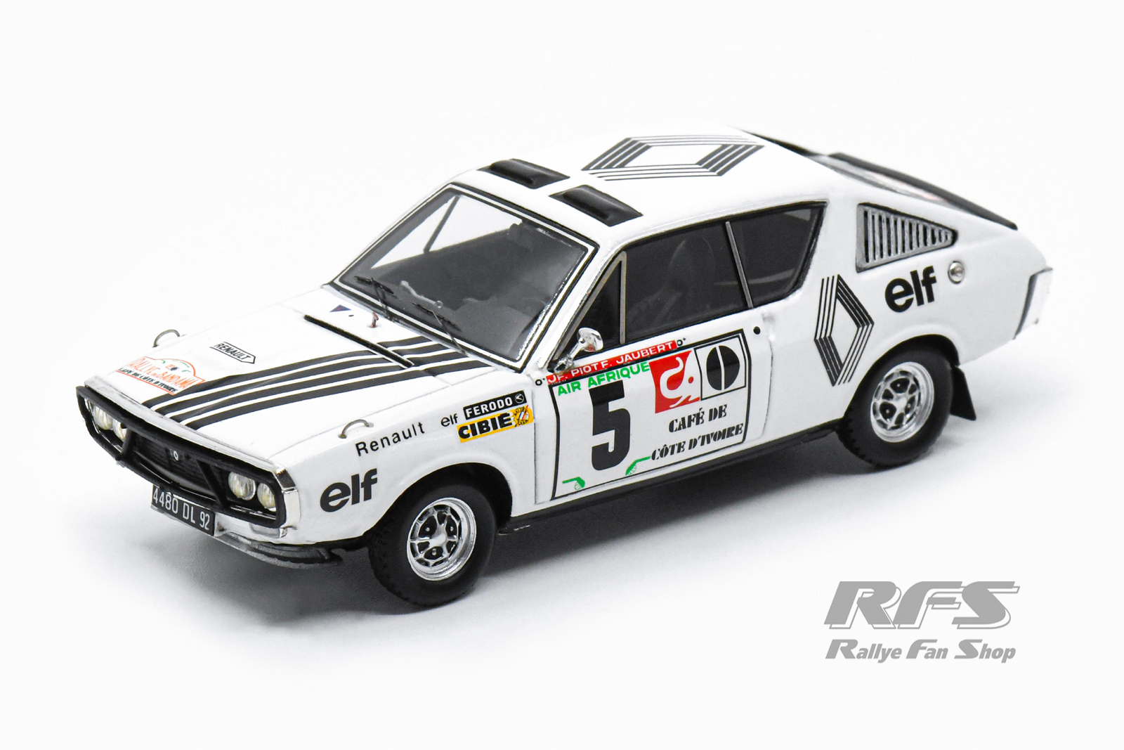 Modèle Réduit 1/43 Alpine Renault A110 Rallye Bandama 1974 Par Eligor - Sous Blister !