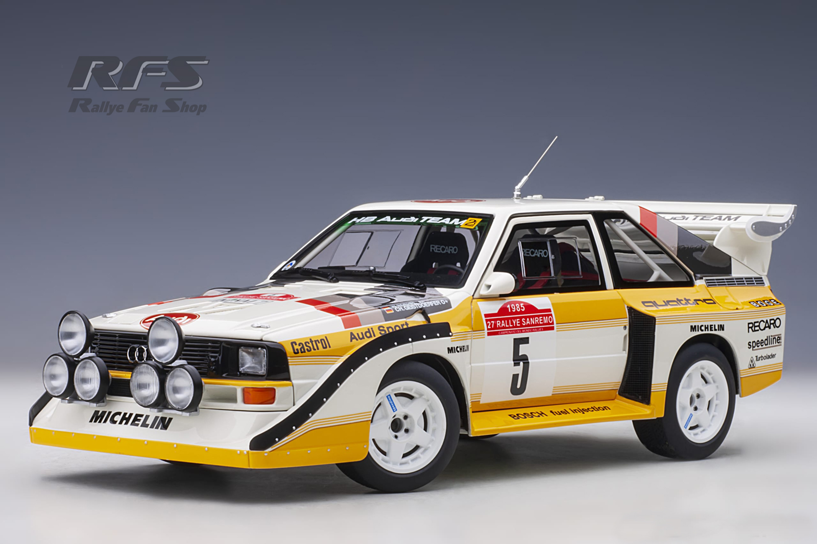 Audi Sport Quattro S1 E2 - Rally San Remo 1985