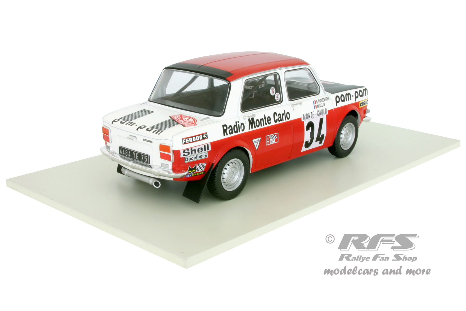 Simca Rallye 2 - Rally Monte Carlo 1973