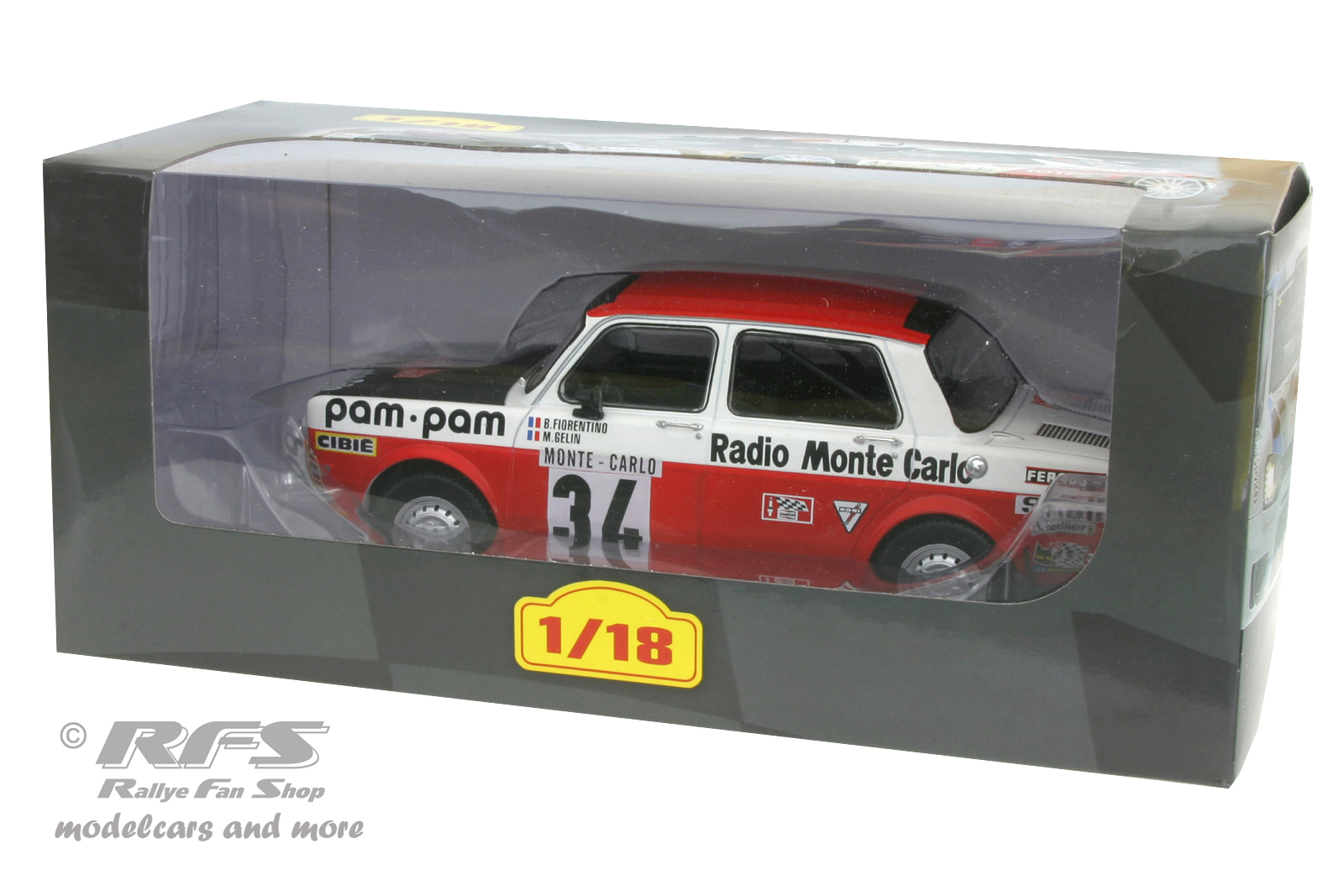 Simca Rallye 2 - Rallye Monte Carlo 1973